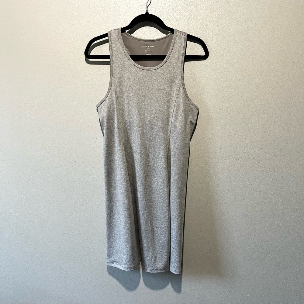 Harmony Balance-Light Grey Sleeveless Athletic Dress Size M